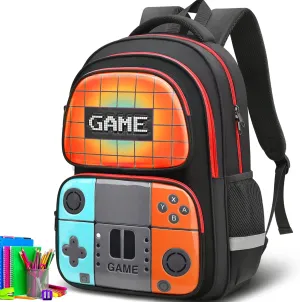 School Backpack For Kids Boys Backpack Game Schoolbag For Children Teens Elementary Middle College Student Bookbag Travel Rucksack Laptop Daypacks