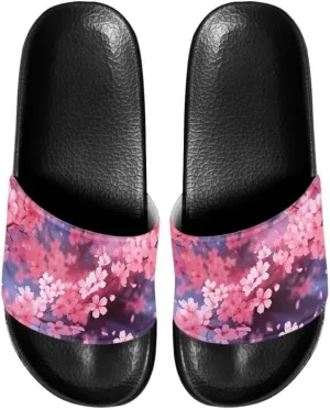 Semioury Women's Relief Soft House Summer Slippers Daisy Galaxy Indoor Outdoor Slippers Massage House Open Toe Spa Slippers