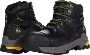 Shoes for Crews Redrock, Men's, Women's, Unisex Composite Toe (CT) Work Boots, Slip Resistant, Water Resistant, Black
