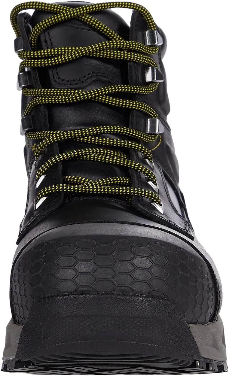 Shoes for Crews Redrock, Men's, Women's, Unisex Composite Toe (CT) Work Boots, Slip Resistant, Water Resistant, Black