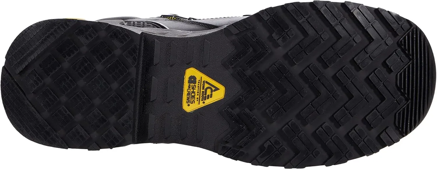 Shoes for Crews Redrock, Men's, Women's, Unisex Composite Toe (CT) Work Boots, Slip Resistant, Water Resistant, Black