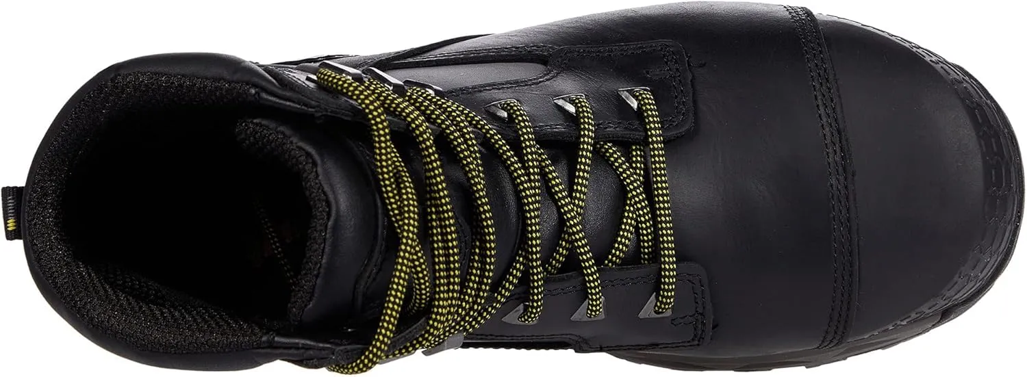 Shoes for Crews Redrock, Men's, Women's, Unisex Composite Toe (CT) Work Boots, Slip Resistant, Water Resistant, Black