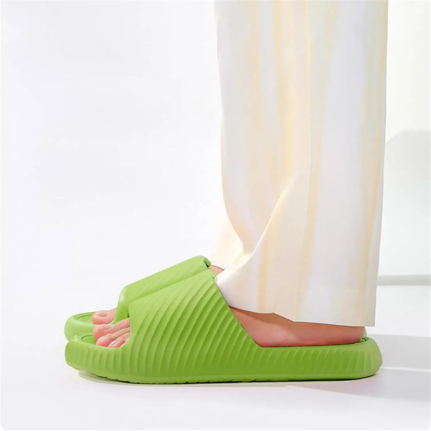 Slides for Women and Men,EVA Non-Slip,Shower Slippers Bathroom Sandals Massage House Slides for Indoor Outdoor
