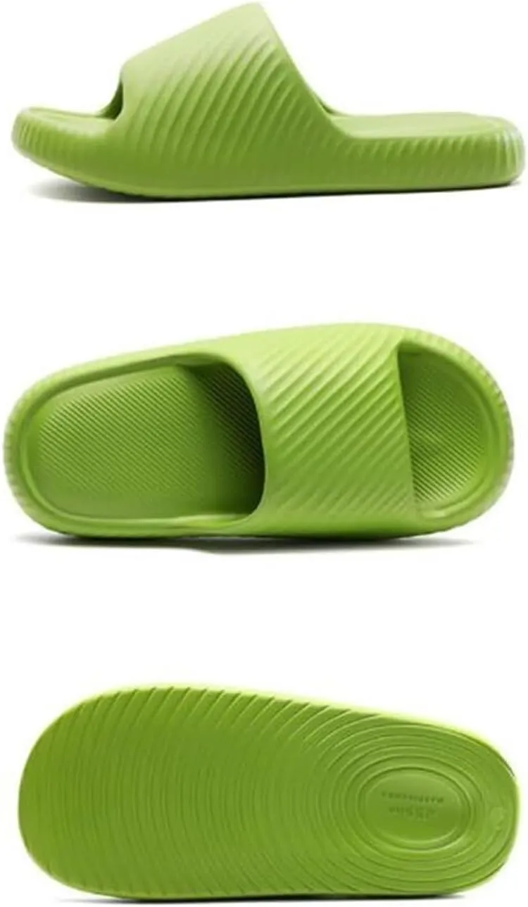 Slides for Women and Men,EVA Non-Slip,Shower Slippers Bathroom Sandals Massage House Slides for Indoor Outdoor