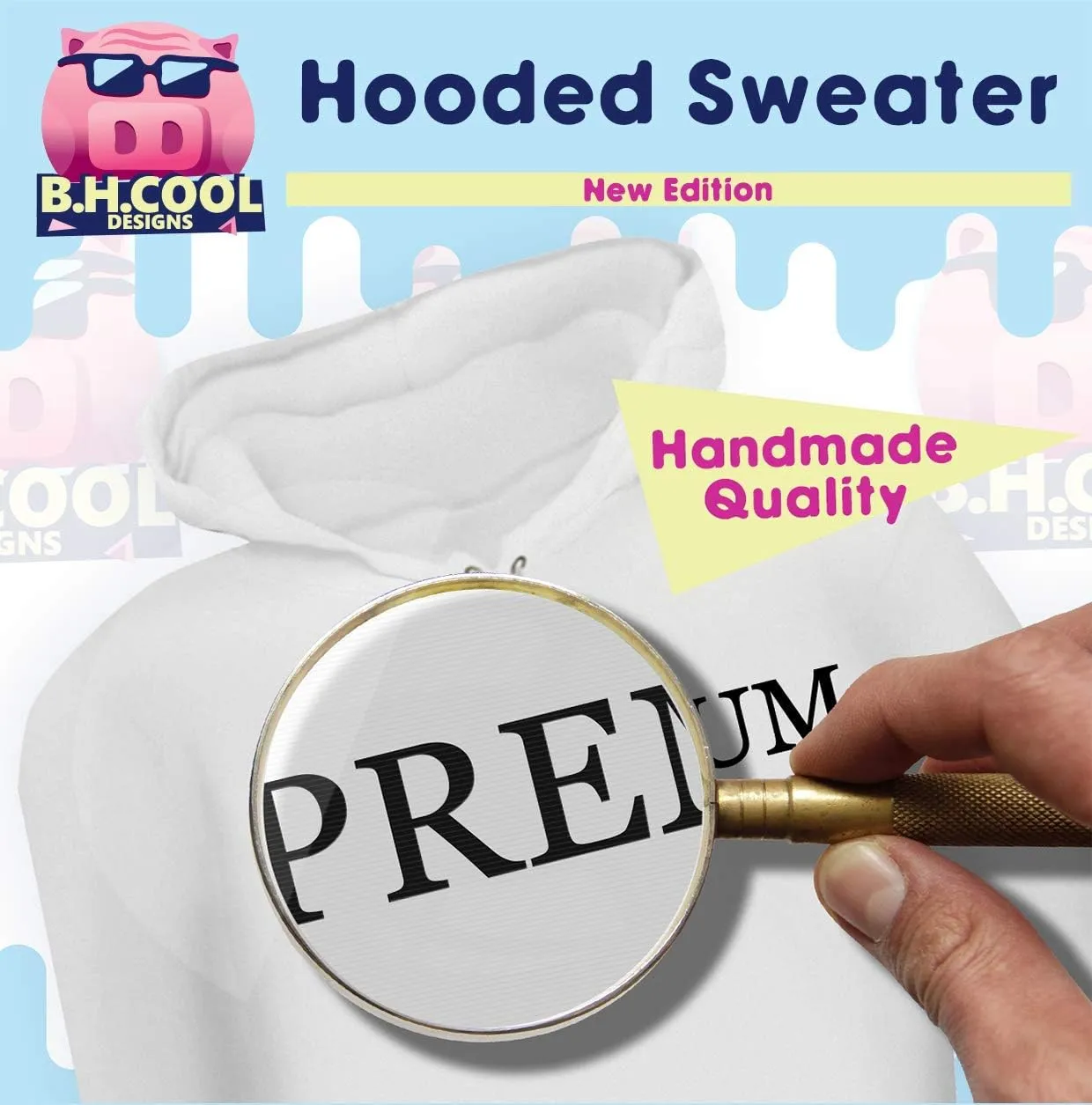 #snicker - Men's Soft & Comfortable Hoodie Sweatshirt