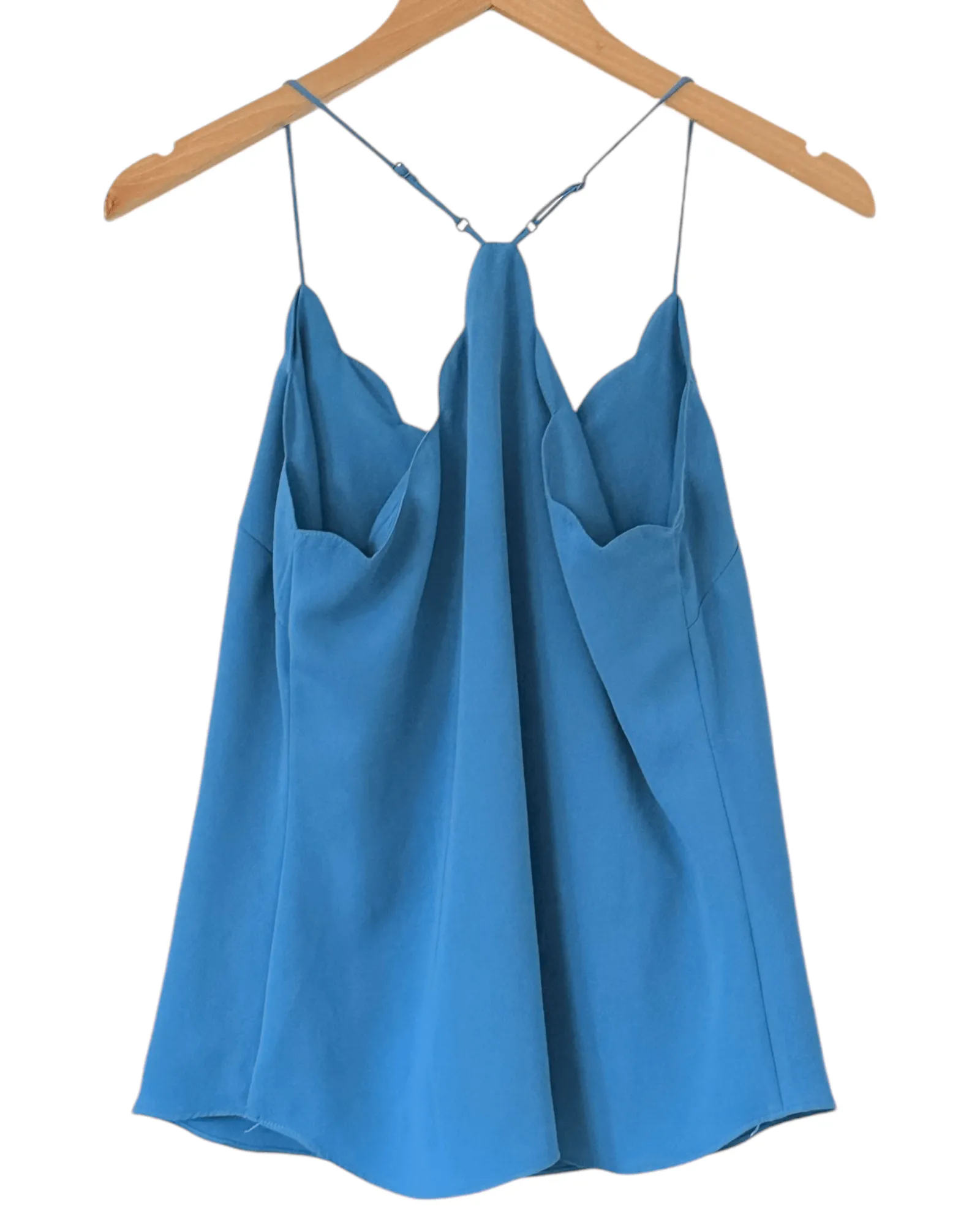 Soft Autumn Agave Scallop Edge Cami Top