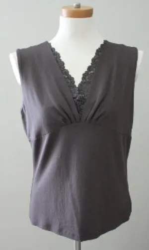 Soft Autumn Cocoa Sleeveless Top
