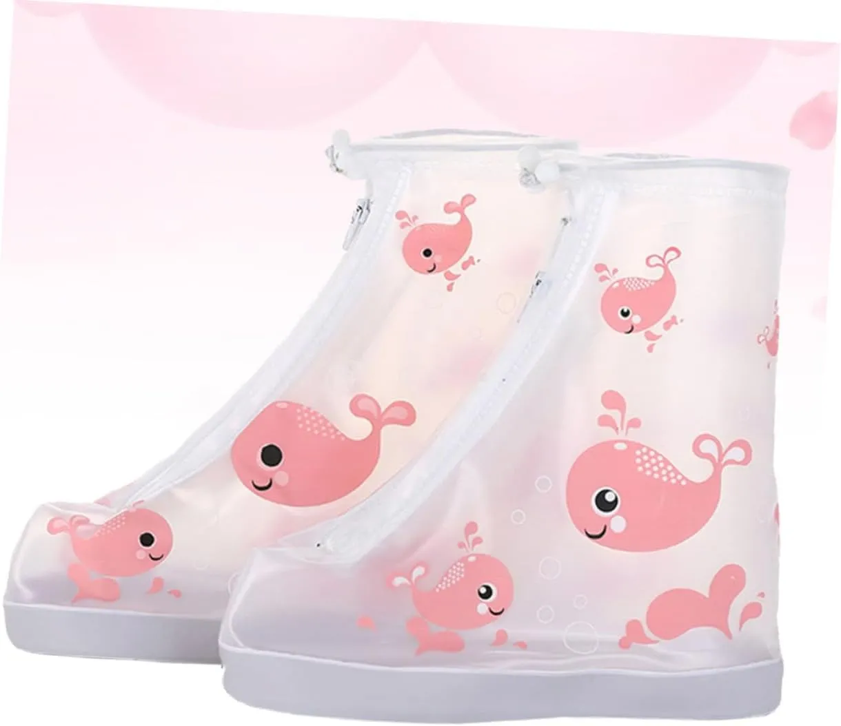 Sosoport 1 Pair Rain Shoe Covers for Kids Shoe Protector Rainproof Shoe Covers Overshoes Waterproof Non-Slip Baby