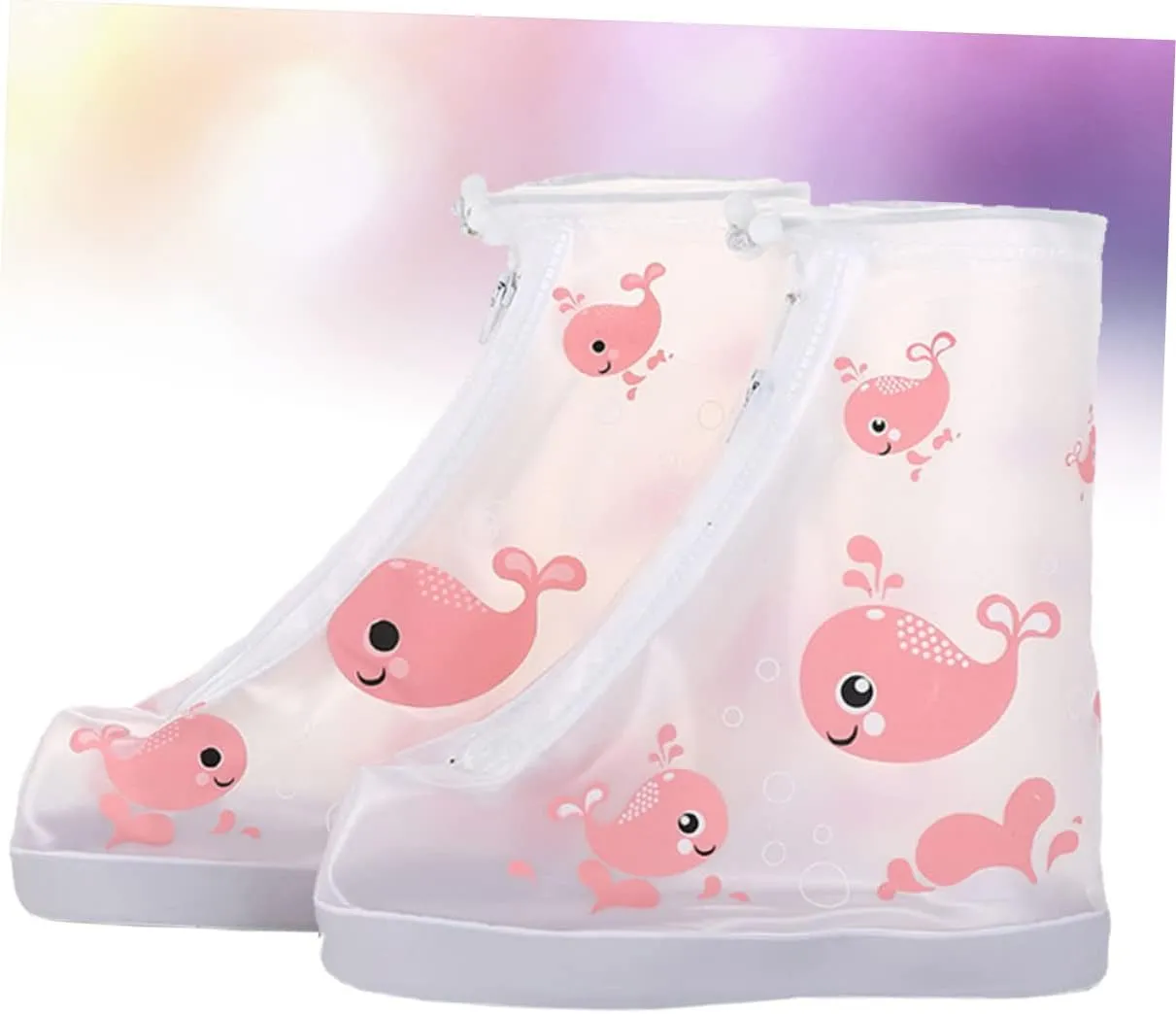 Sosoport 1 Pair Rain Shoe Covers for Kids Shoe Protector Rainproof Shoe Covers Overshoes Waterproof Non-Slip Baby