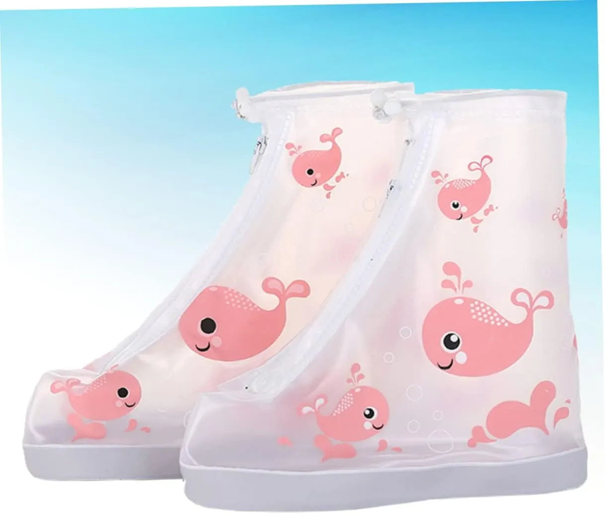 Sosoport 1 Pair Rain Shoe Covers for Kids Shoe Protector Rainproof Shoe Covers Overshoes Waterproof Non-Slip Baby