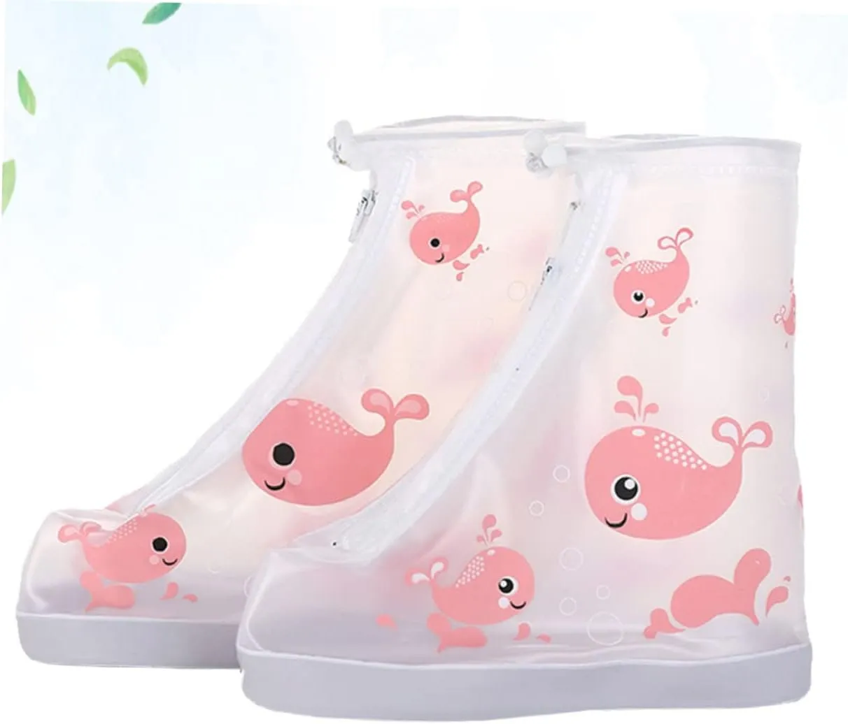 Sosoport 1 Pair Rain Shoe Covers for Kids Shoe Protector Rainproof Shoe Covers Overshoes Waterproof Non-Slip Baby