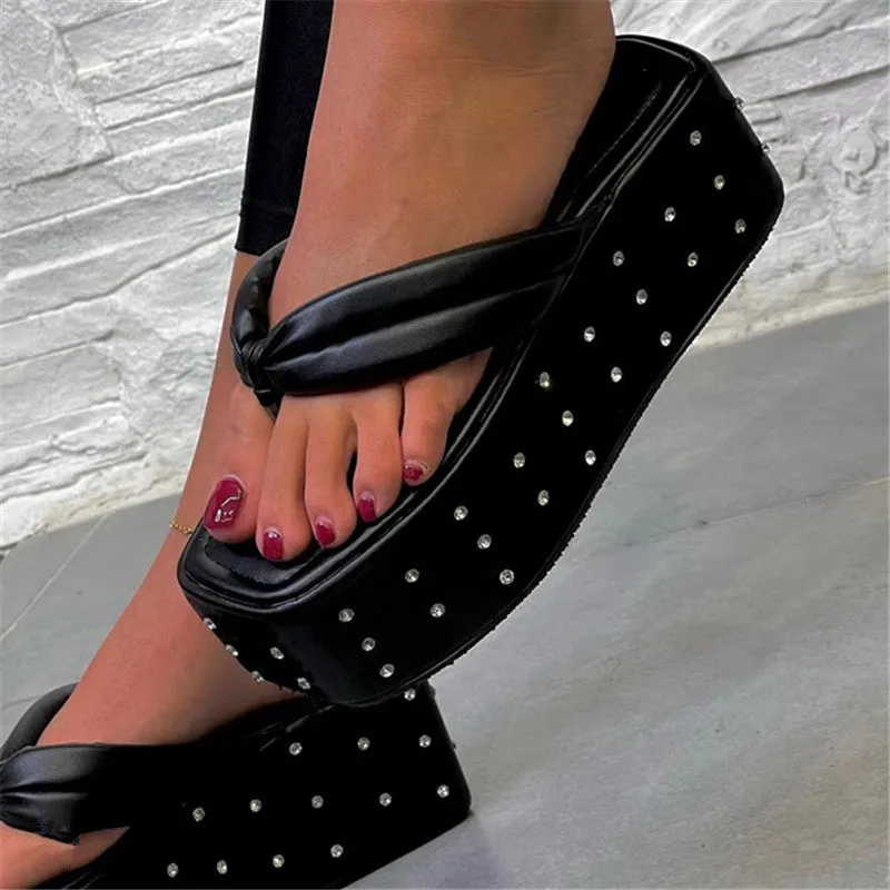Sponge cake platform flip-flops（HPSD207）