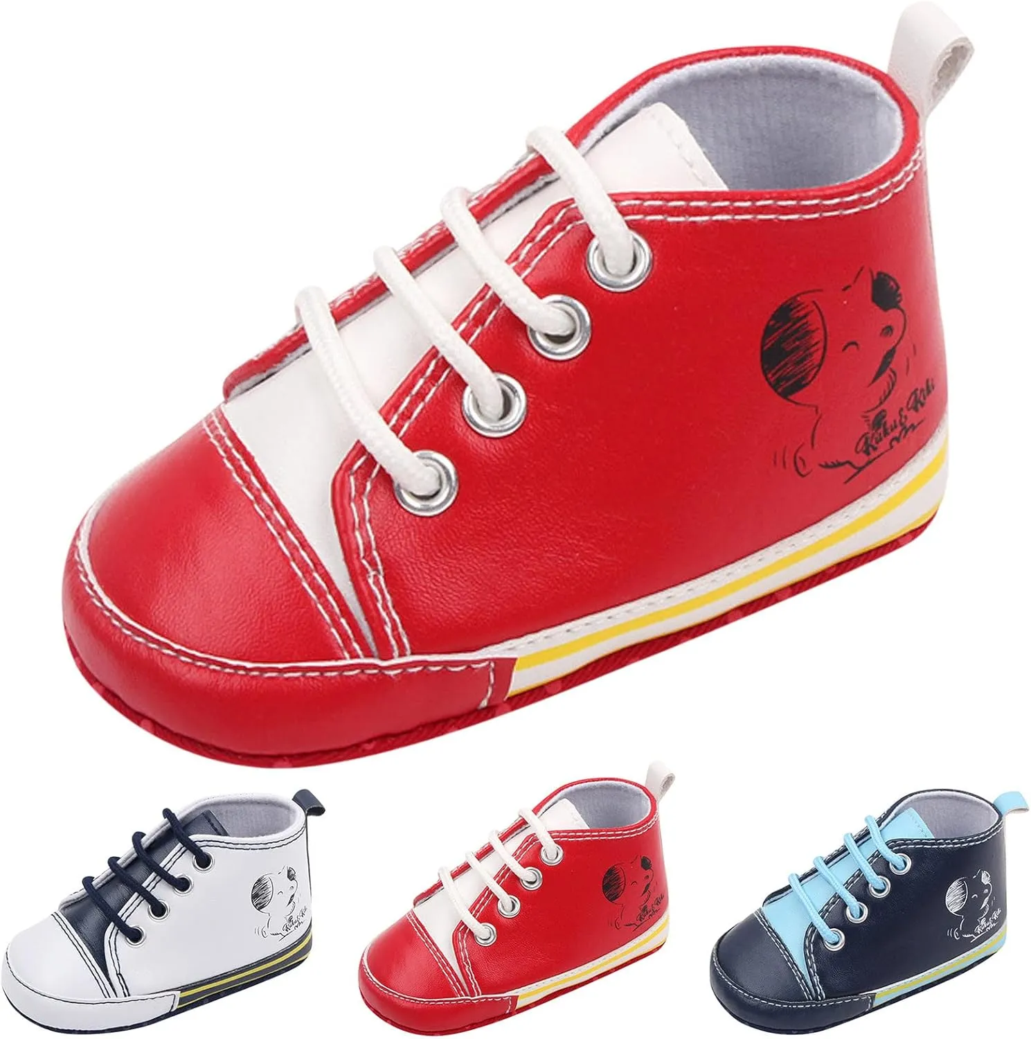 Summer Children Infant Toddler Shoes Boys and Girls Sports Lightweight High Top Lace Up Comfortable Boys olf Shoes
