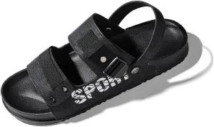 Summer Slippers for Men with Adjustable Double Straps, Non-Slip Shower Shoes, Beach Slippers Breathable Open Toe Sandals for Indoor and Outdoor