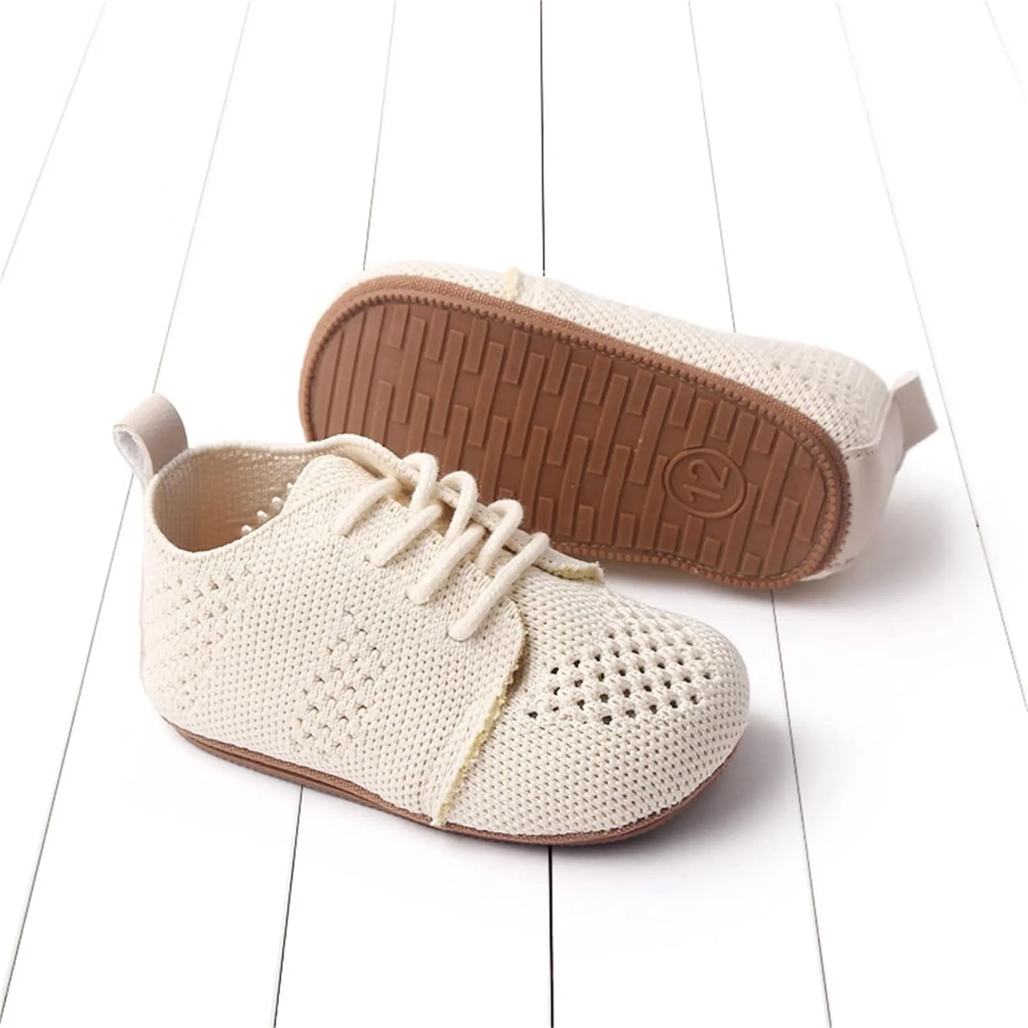 Toddler Baby Hollow Mesh First-Walking Trainers Shoes Infant Boys Girls Lightweight Non Slip Floor Sports Sneakers