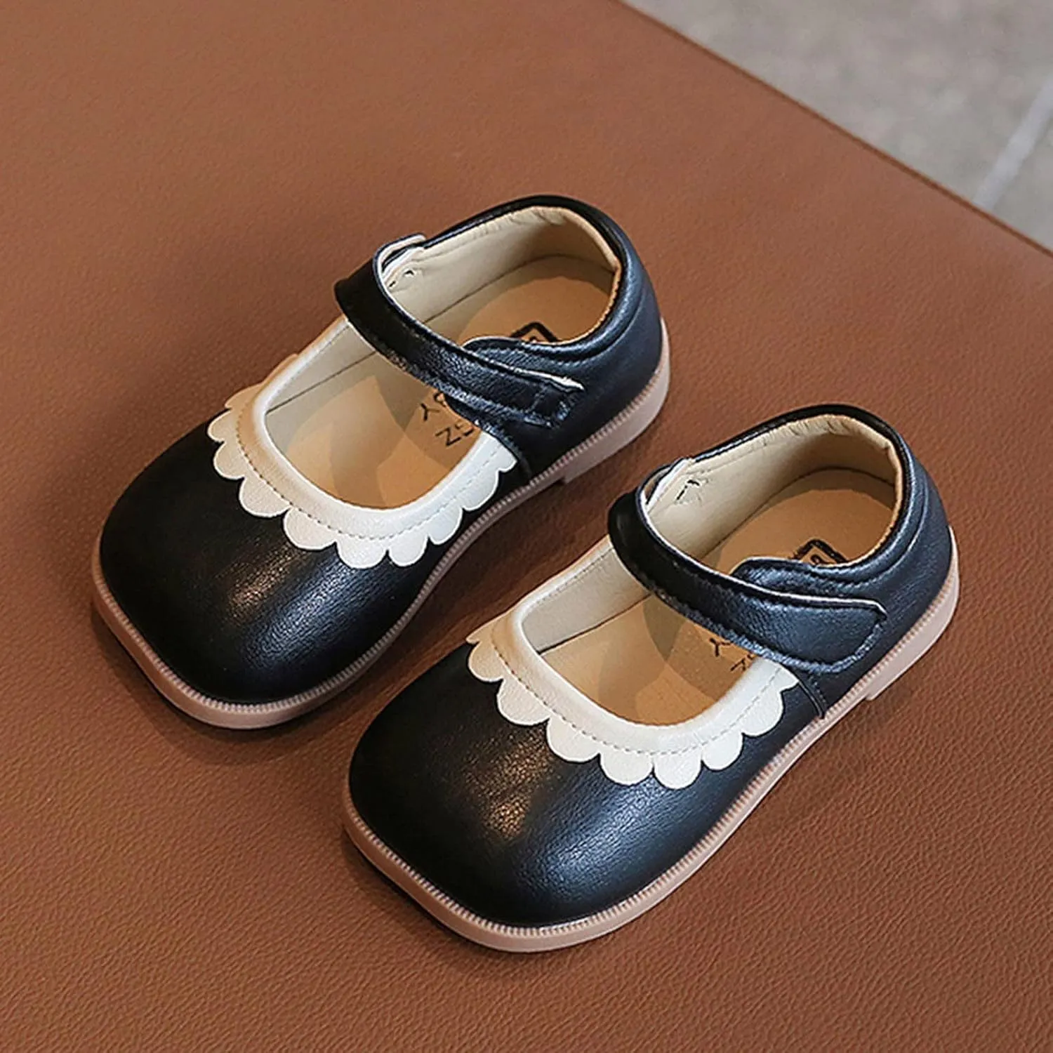 Toddler Boots for Girls Fringe Summer and Autumn Girls Boots Cute Flat Solid Color Lace Hook Loop Girl Boots for Work