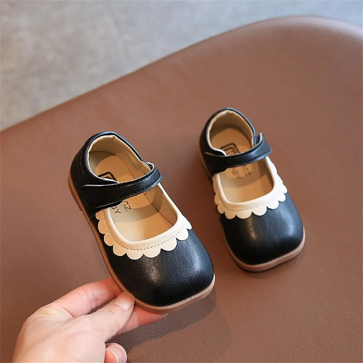 Toddler Boots for Girls Fringe Summer and Autumn Girls Boots Cute Flat Solid Color Lace Hook Loop Girl Boots for Work