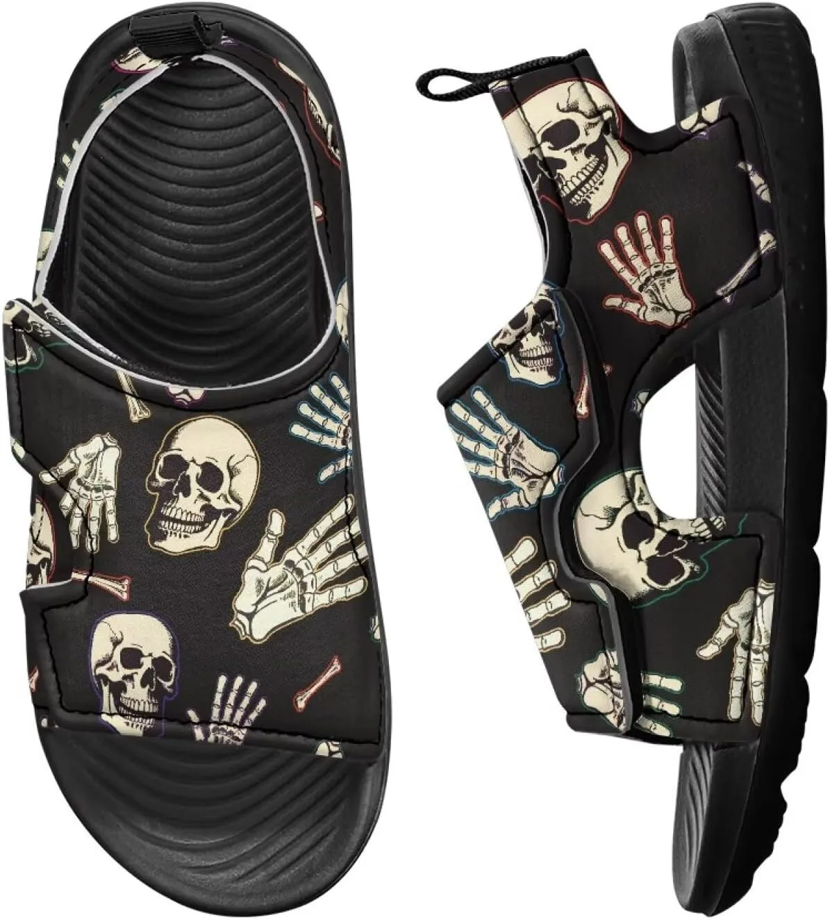 Toddler Boy Sandals Funny Summer Shoes for Kids Slip On Sandals