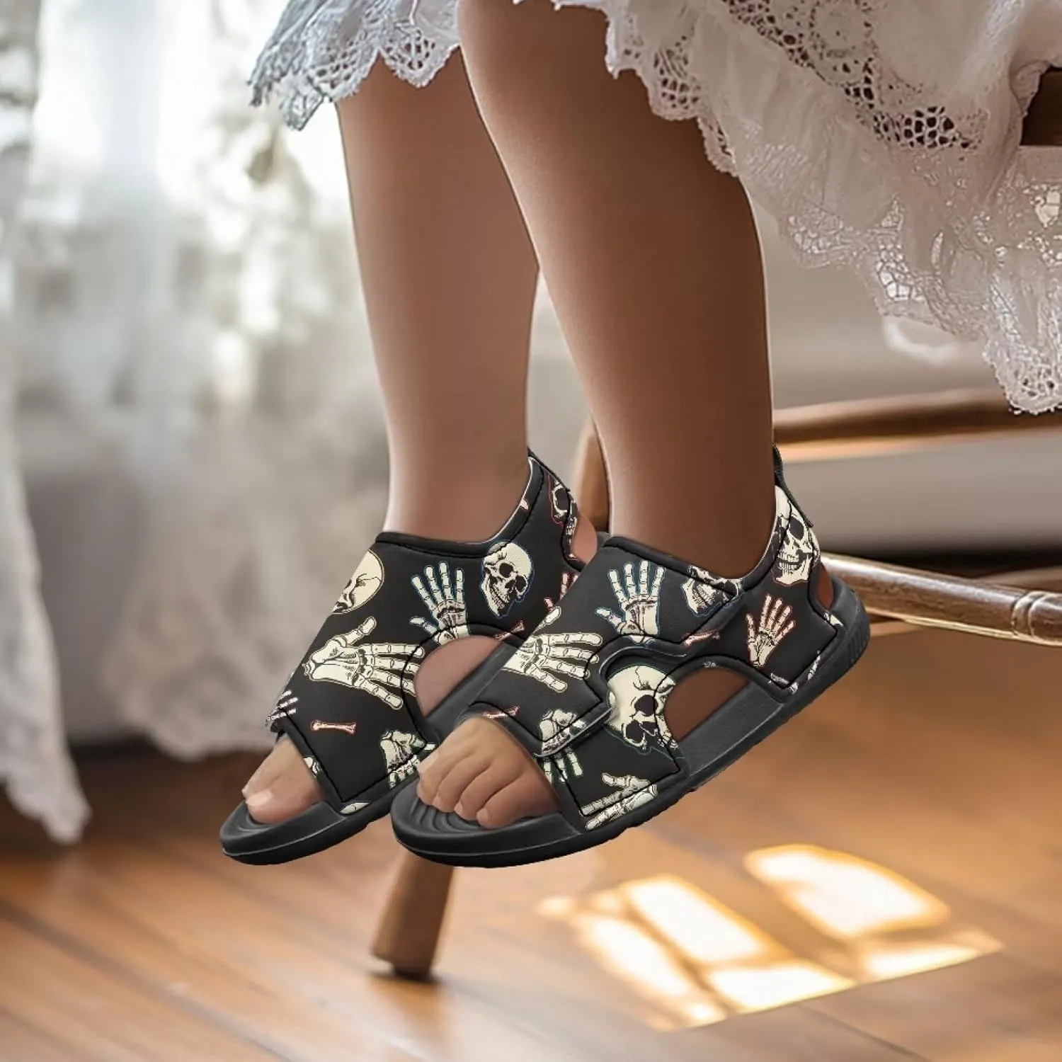 Toddler Boy Sandals Funny Summer Shoes for Kids Slip On Sandals