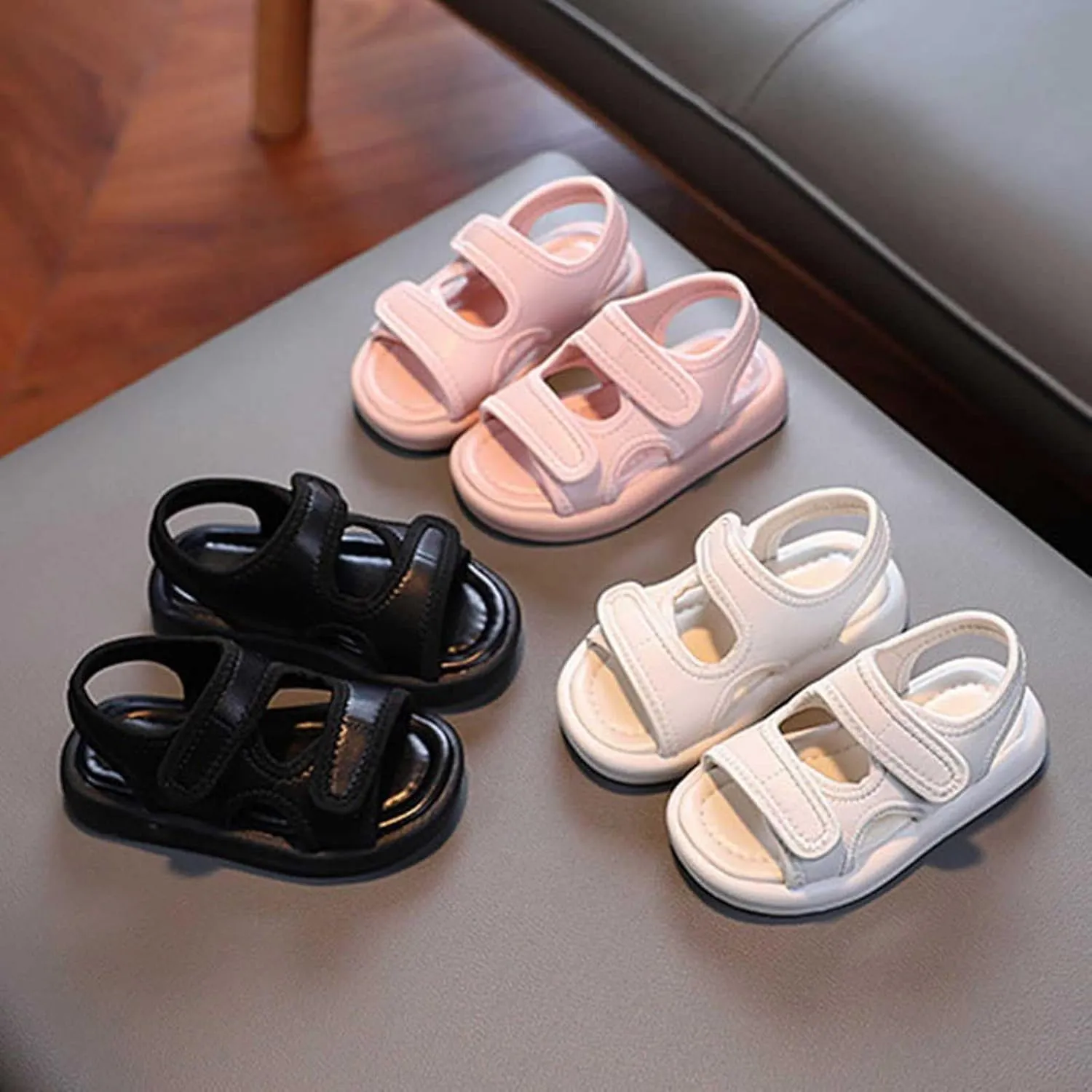 Toddler Boys Girls Summer Athletic Sandals Open Toe Breathable Sport Shoes Soft Sole Kids Outdoor Walking Sneakers