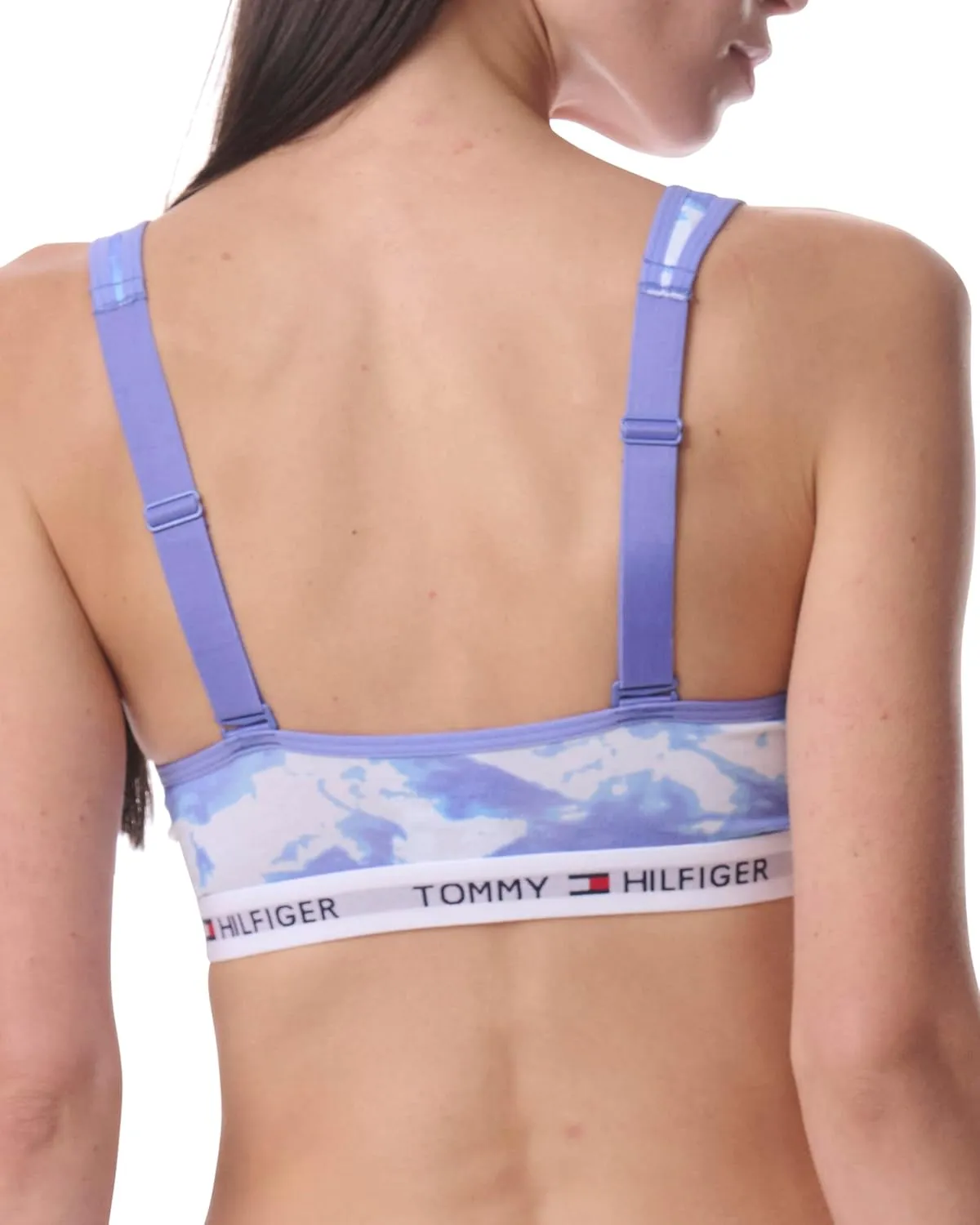 Tommy Hilfiger Women's Light Lift Classic Cotton Bralette Bra
