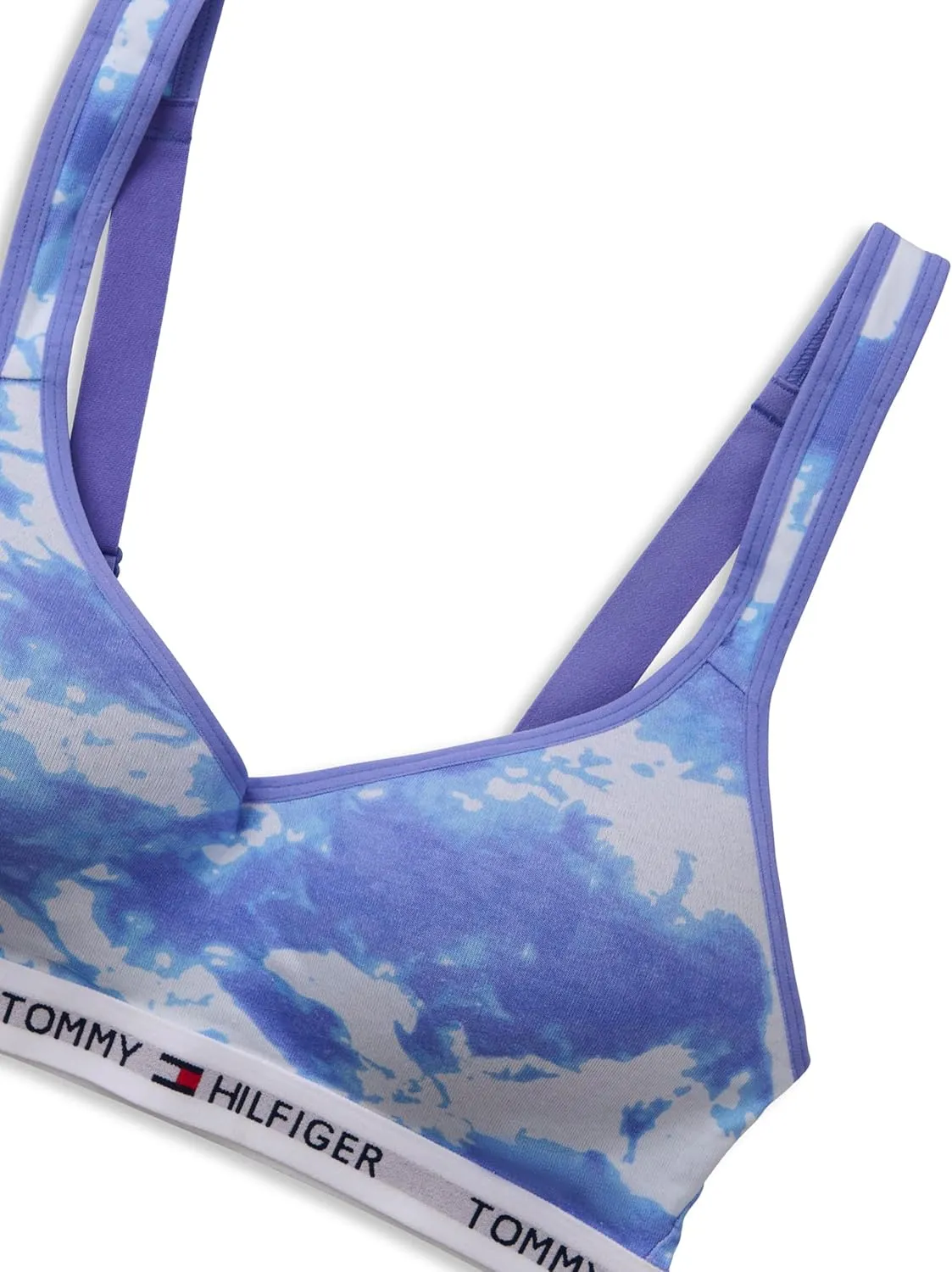 Tommy Hilfiger Women's Light Lift Classic Cotton Bralette Bra