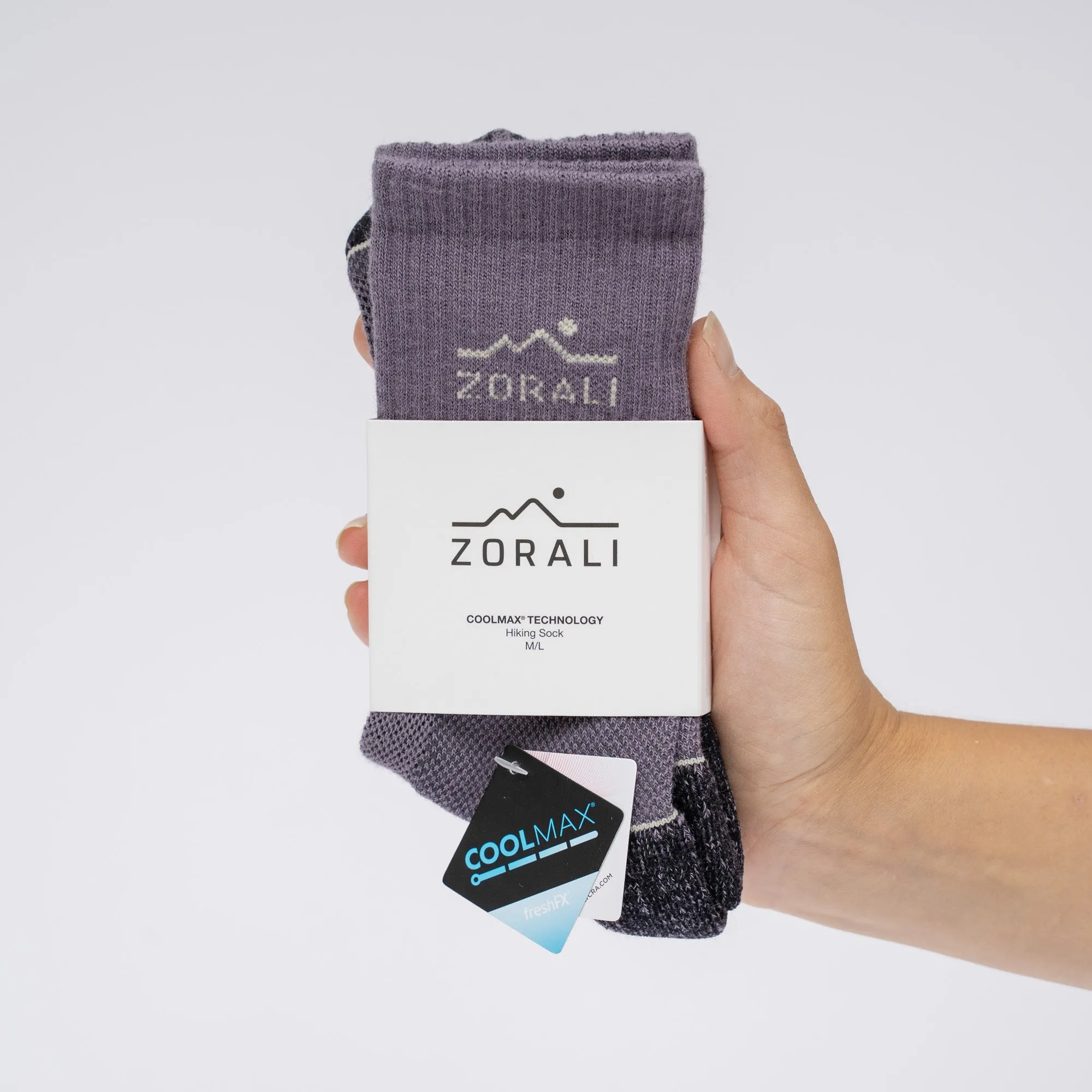 Trek-Ready Coolmax Socks Orchid