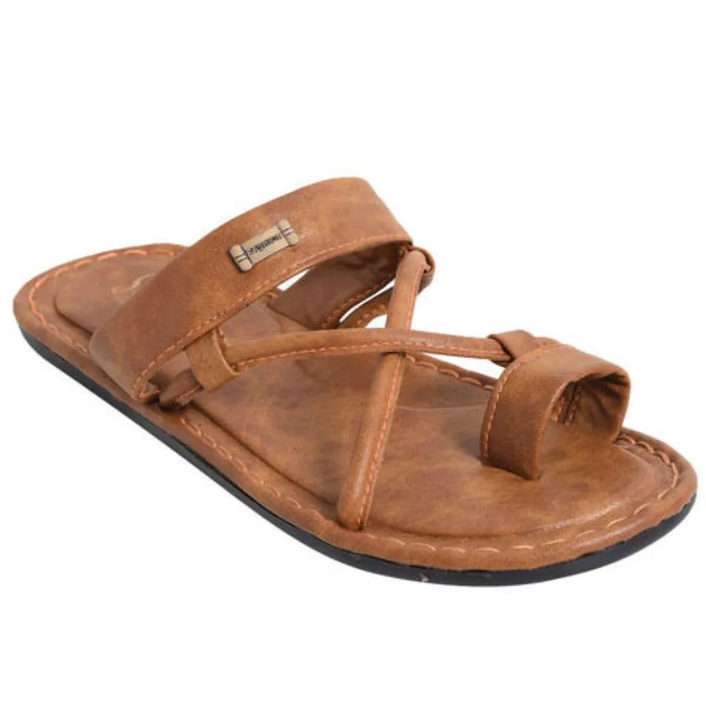 Trending Synthetic Leather Slide Flip Flops For Men