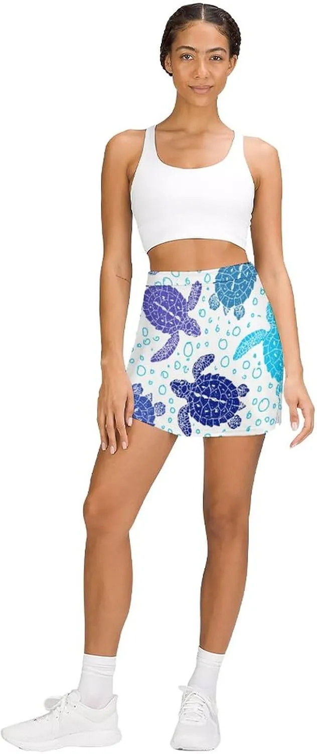 Trouser Skirt,Women's Versatile Stretch Casual Mini Skirt Light Proof
