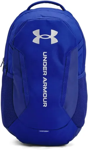 Under Armour Unisex-Adult Hustle 6.0 Backpack, (401) Royal/Royal/Metallic Silver, One Size Fits Most