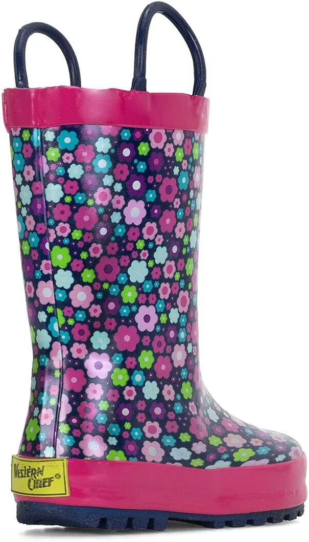 Western Chief Girl's Blossom Blast Waterproof Rain Boot