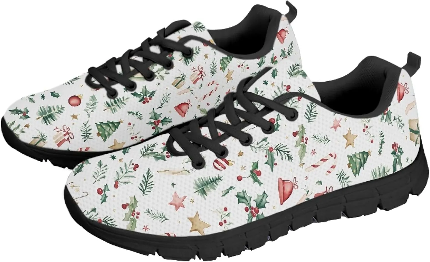 Womens Breathable Sports Shoes Teens Trainer Running Travel Sneaker Walking Low Heel Lightweight Sneakers