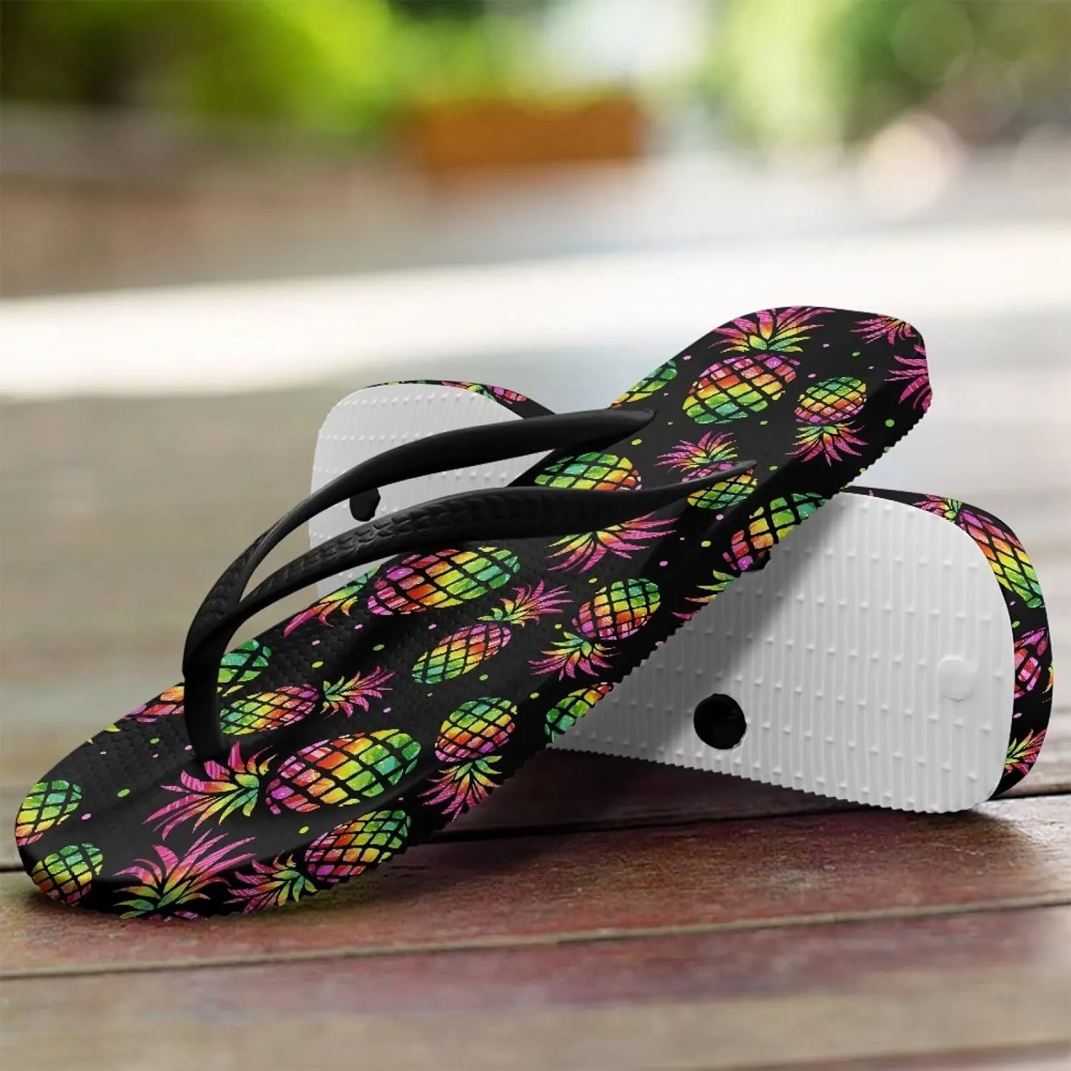 Womens Flip Flops Pillow Soft Shower Shoes with Orthotic Rubber Soles Summer Beach Shoes Cushion Footbed Footwear