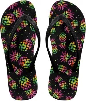 Womens Flip Flops Pillow Soft Shower Shoes with Orthotic Rubber Soles Summer Beach Shoes Cushion Footbed Footwear
