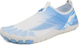 Womens Mens Water Shoes Quick Dry Non Slip Grounded Shoes for Women Men Wide Toe Box Barefoot Shoes Lightweight Breathable Hiking Footwear for Swimming Surfing Riding Climbing Camping Exercising