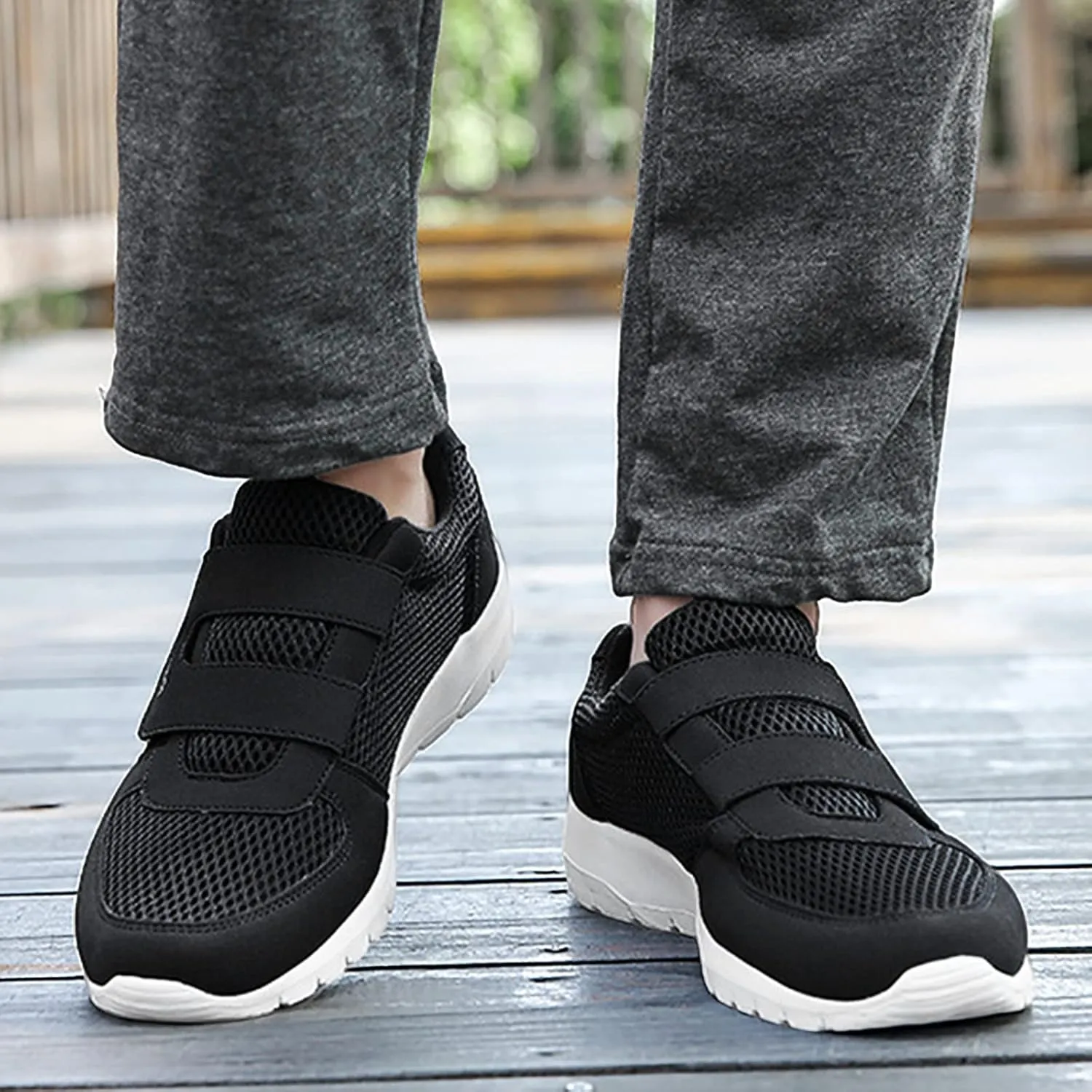 Womens Mesh Sneakers with Arch Support Breathable Casual Sneaker Comfortable Slip On Running Shoes Wide Width Orthopedic Walking Shoes