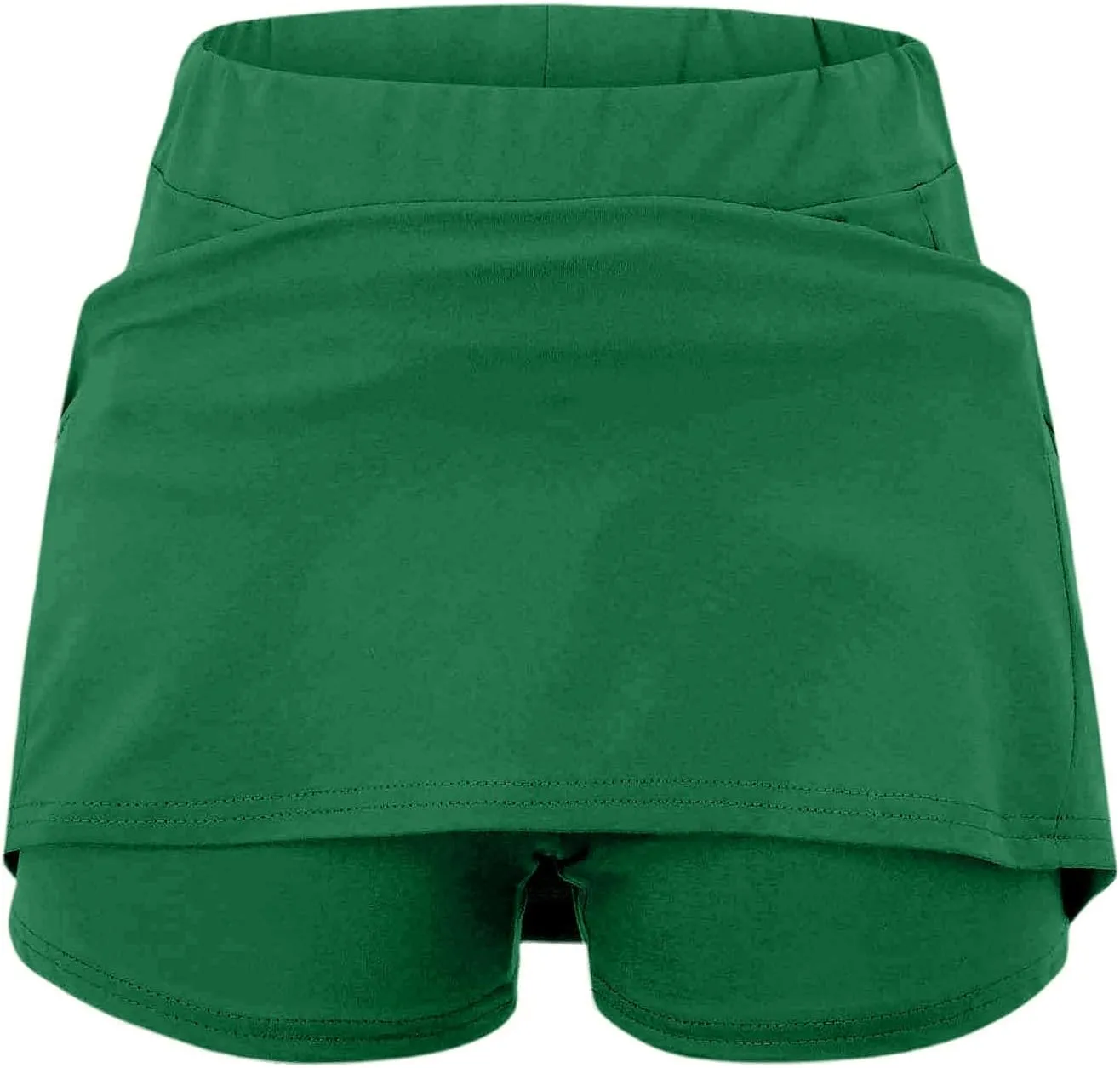 Womens Summer Skort with Pockets Tummy Control Plus Size Skorts for Women High Waist Athletic Sports Skirt Casual Shorts