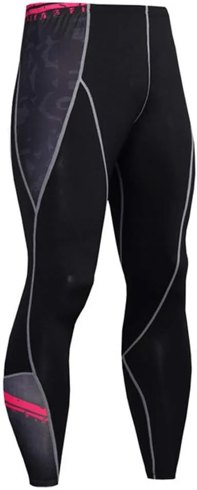 Workout Set Compression Shirt Pants Top Long Sleeve Sports Tight Base Layer Quick Dry & Moisture-Wicking