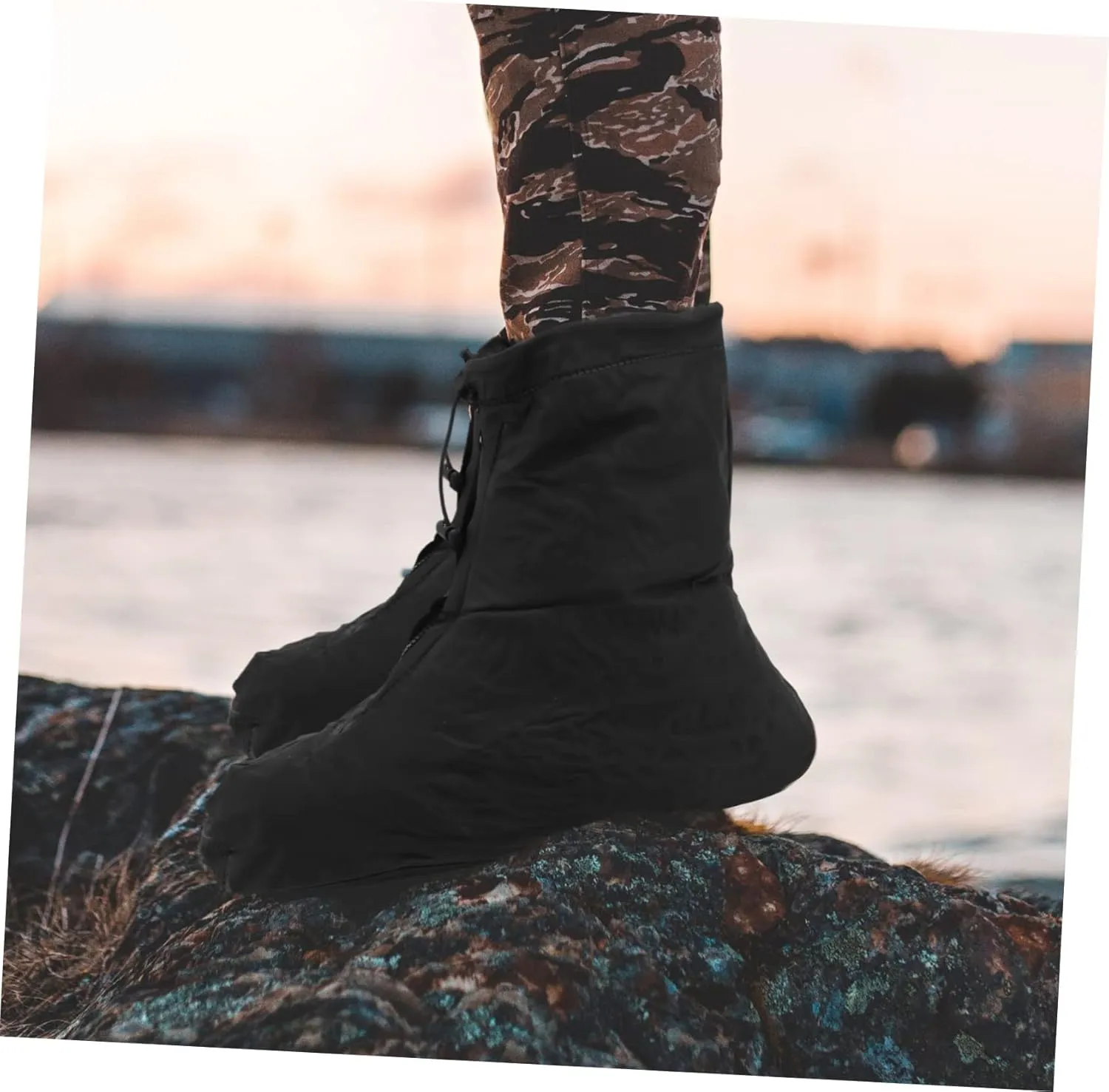 YARNOW Shoe Cover Shoe Spray Clear Rain Cover Waterproof Sneaker Shoe Mud Covers Over The Shoe Rain Boots