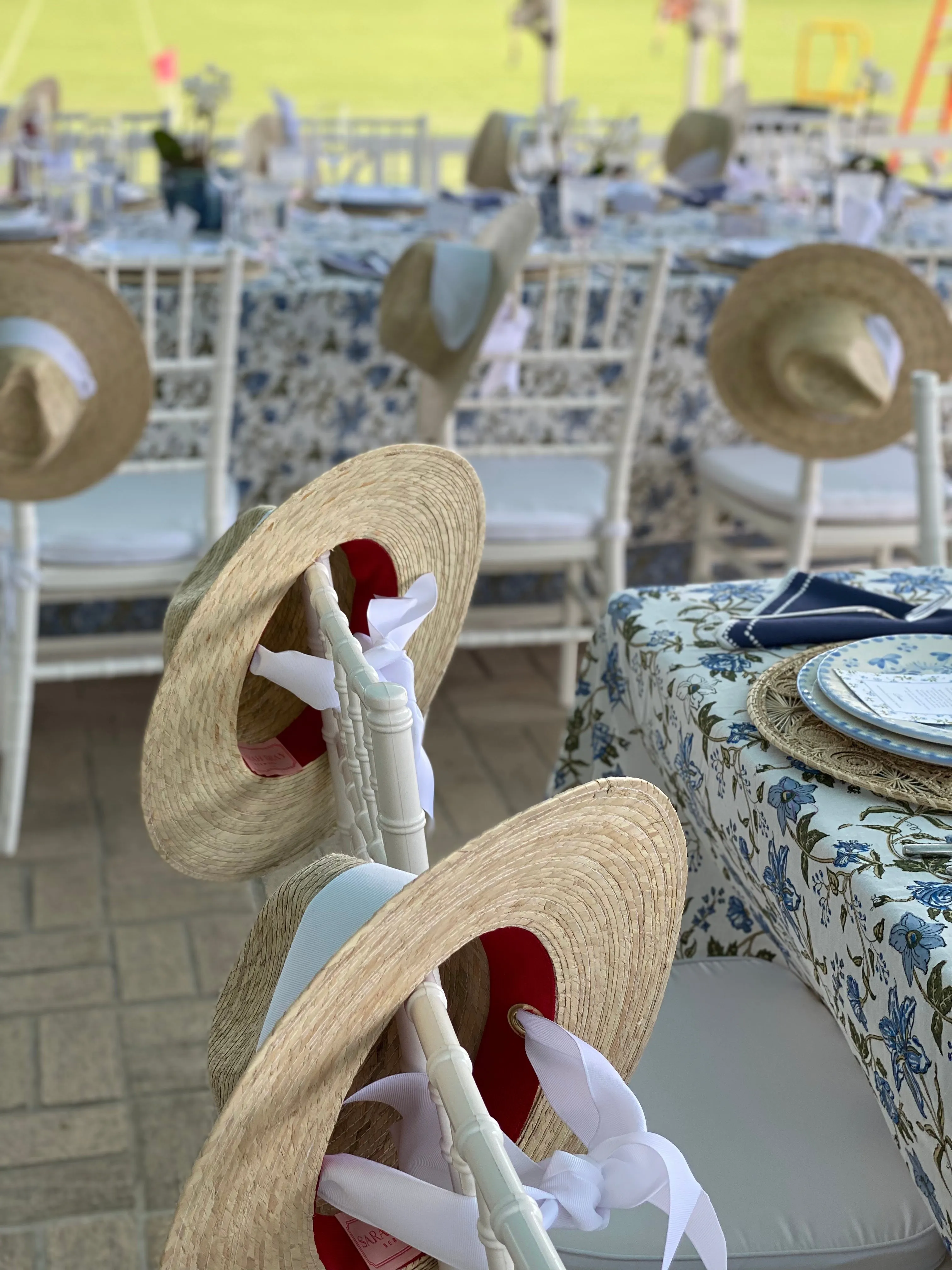 Zinnia Sun Hat - Coral Wide & Short Grosgrain Ribbon
